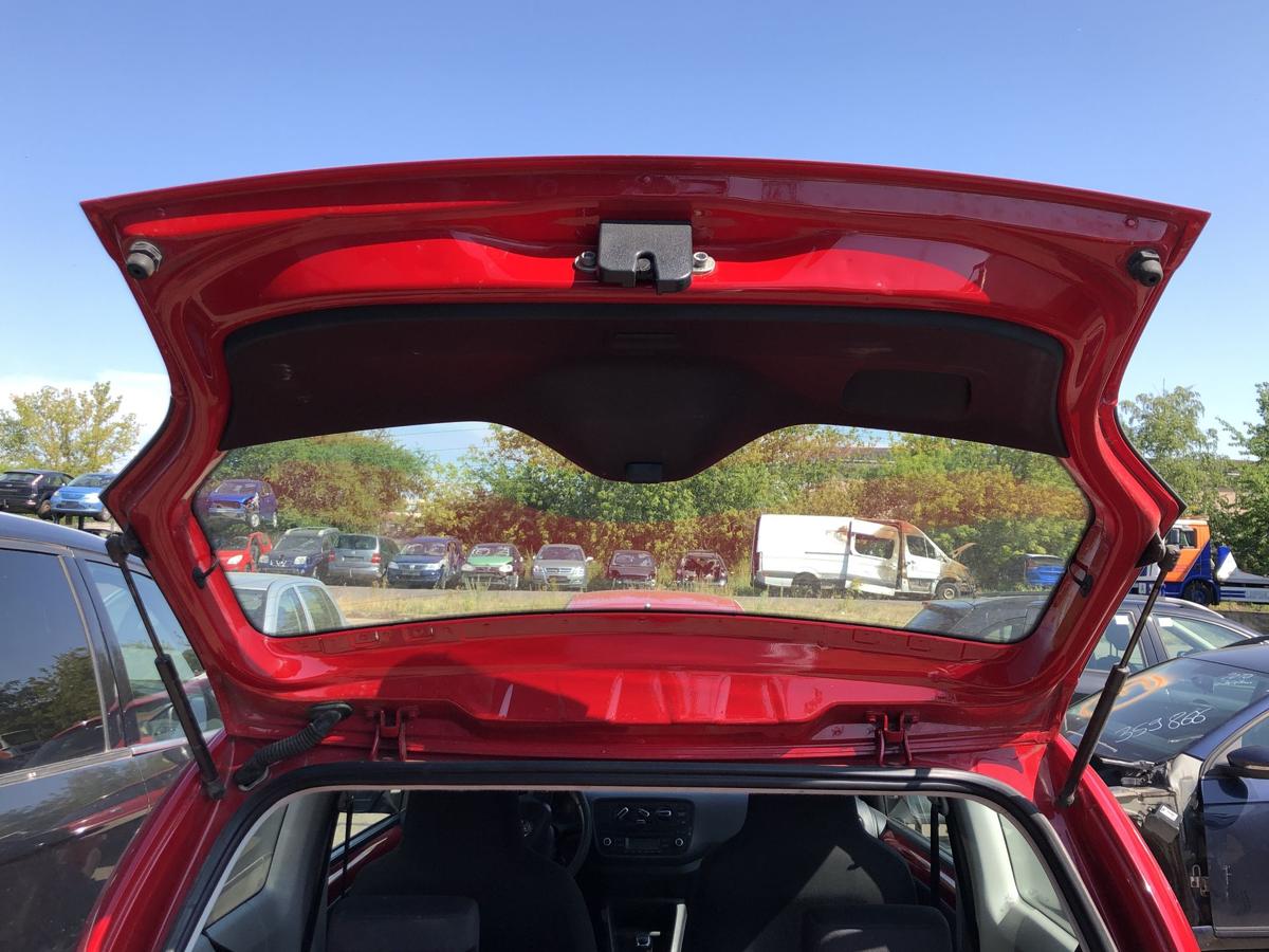 Skoda Citigo Typ AA Heckklappe mit Heckscheibe im Rohbau LY3D Tornadorot