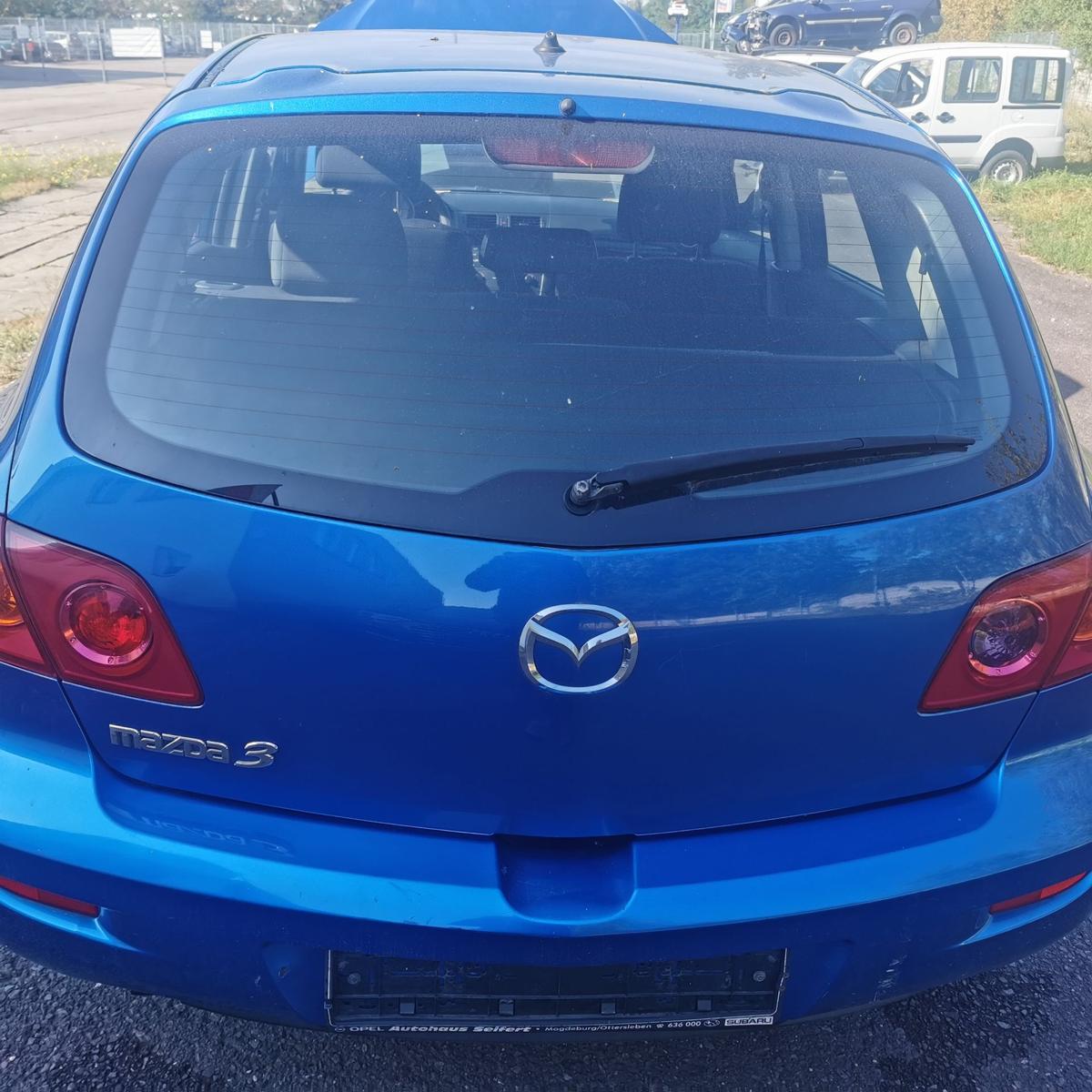 Mazda 3 BK Heckklappe Klappe Deckel hinten 27B Montrealblau Met
