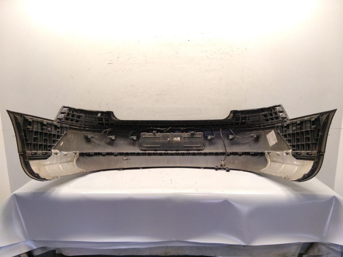 VW Phaeton GP1 orig Sto&szlig;f&auml;nger Sto&szlig;stange hinten mit PDC BJ2007 LR9V tarantellaschwarz