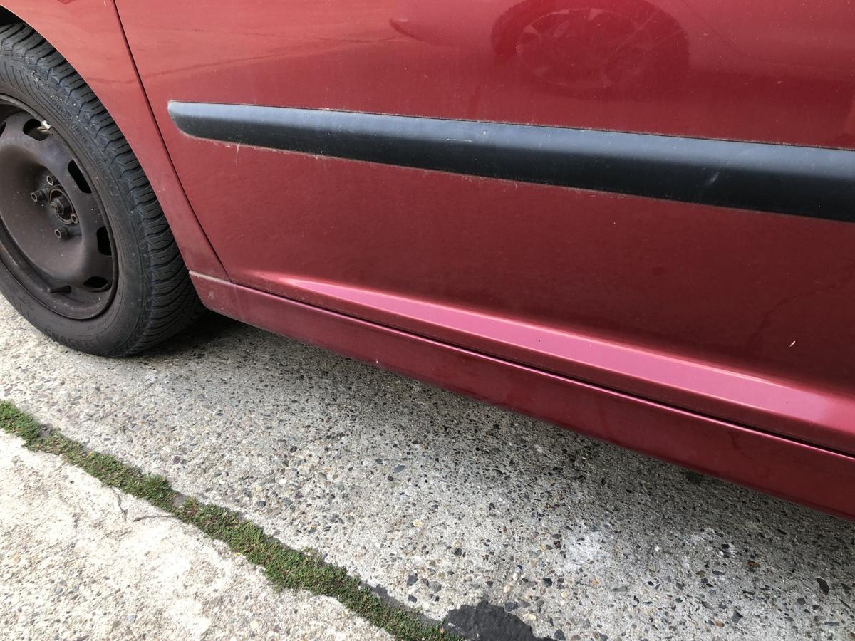 Peugeot 207 WA WC T&uuml;r vorn links Fahrert&uuml;r 3trg Rohbau KJC Rouge Erythree Nacre