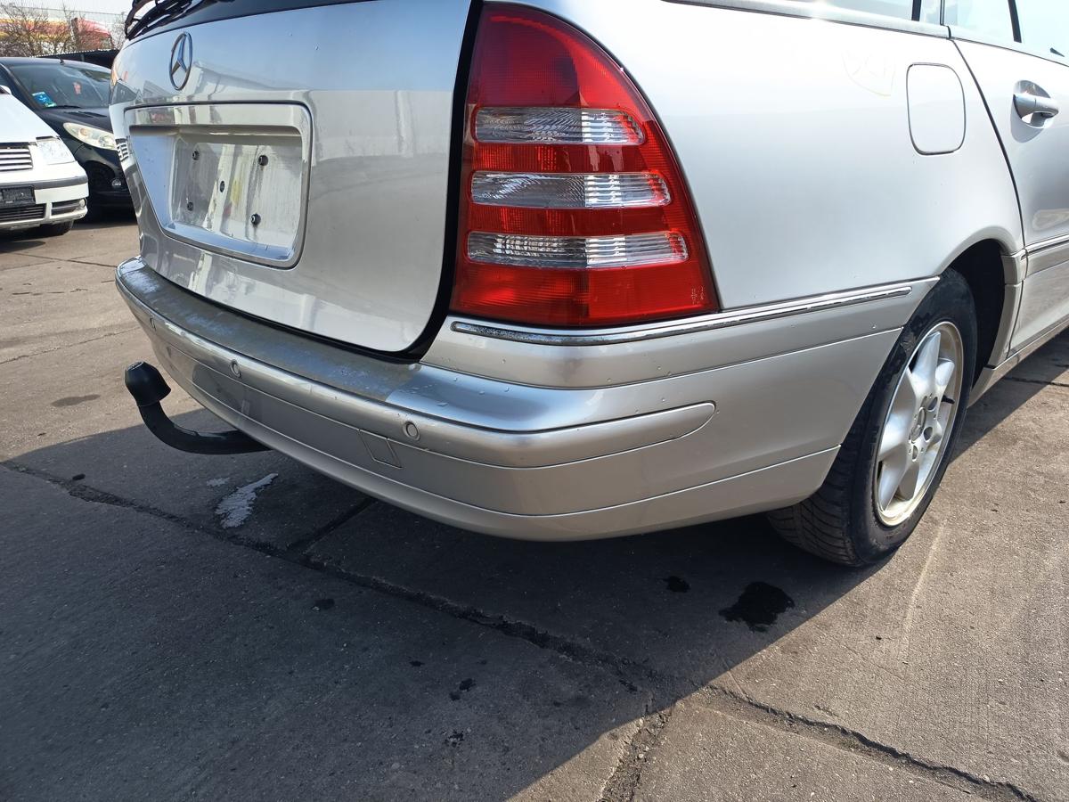 Mercedes S203 original Sto&szlig;stange F&auml;nger hinten Heck 744 Brillantsilber Bj 2002