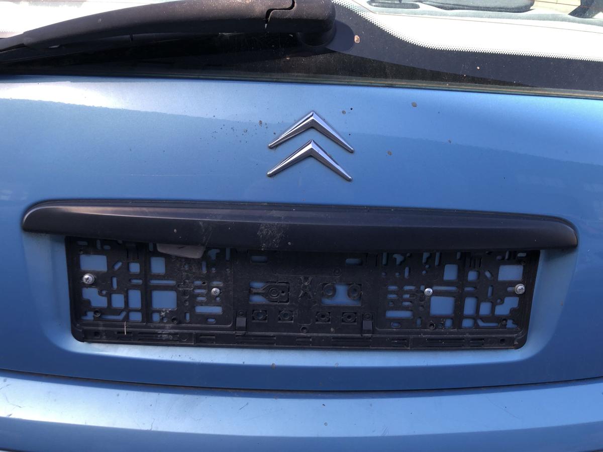 Citroen C3 Typ F Heckklappe mit Heckscheibe Kofferklappe Heckdeckel KMY Blau Met