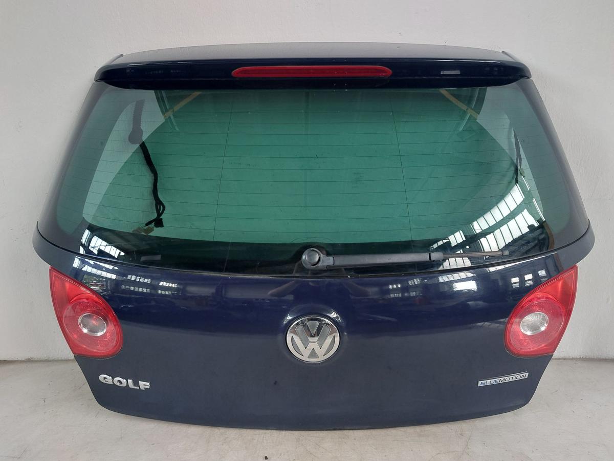 VW Golf 5 V 1K Heckklappe mit Heckscheibe Rohbau f&uuml;r 3/5 t&uuml;rer LA5G Perlblau