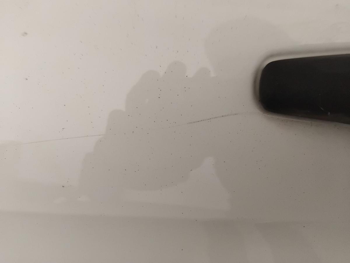 Peugeot 308 I T&uuml;r vorn links Fahrert&uuml;r EWP Schneewei&szlig; 3-t&uuml;rig BJ2010