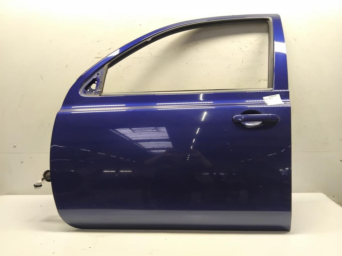 Nissan Micra K12 original T&uuml;r vorn links BW6 Dark Blue Metallic 5t&uuml;rig BJ2003