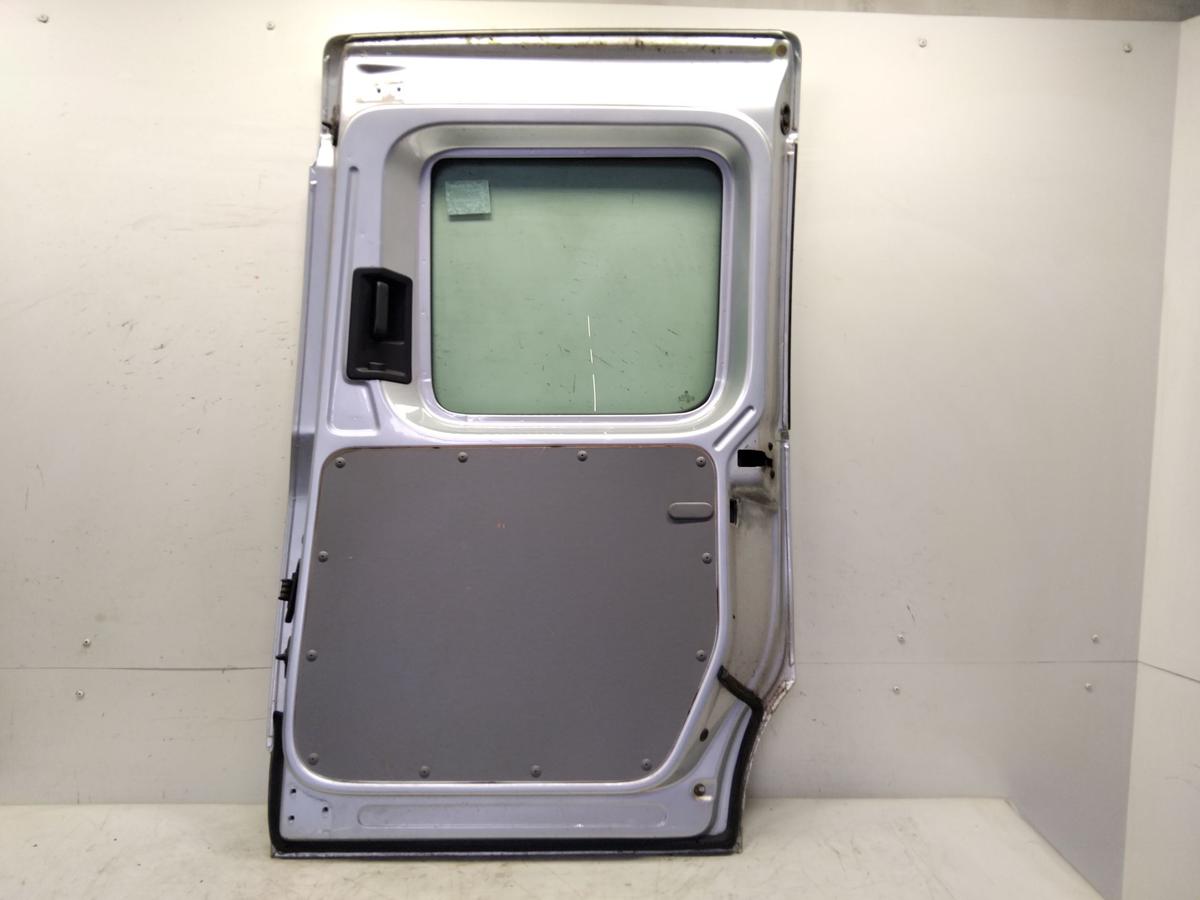 VW Caddy 2K Schiebet&uuml;r rechts besch&auml;digt reflexsilber mit Scheibe Bj.2006