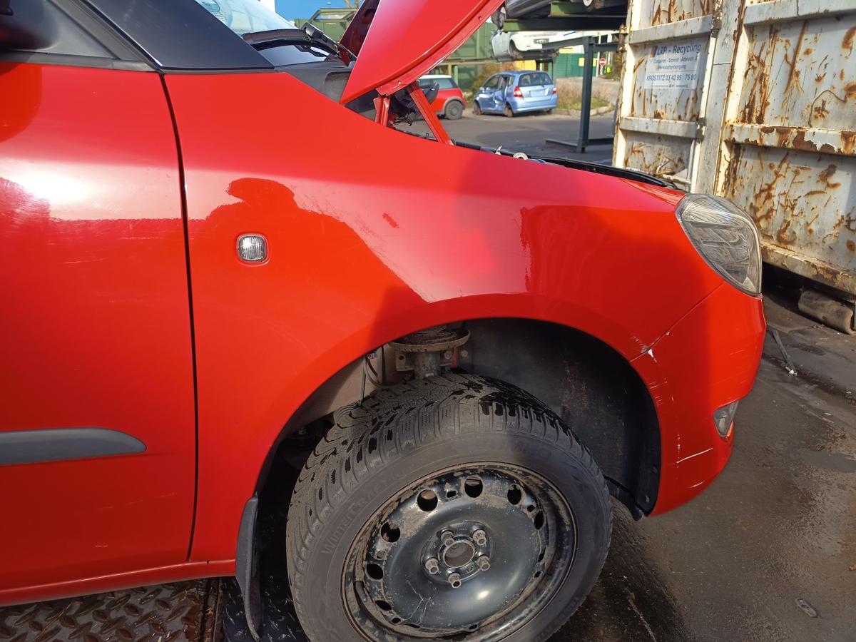 Skoda Fabia 5J orig Kotflügel rechts LF3K Rot ab 2010