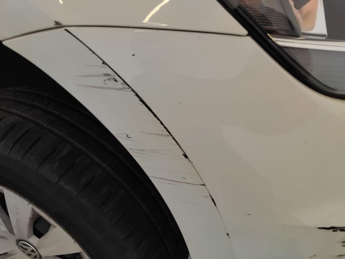 VW Golf 7 Facelift orig Sto&szlig;f&auml;nger Sto&szlig;stange vorn SRA LC9A pure white BJ2019