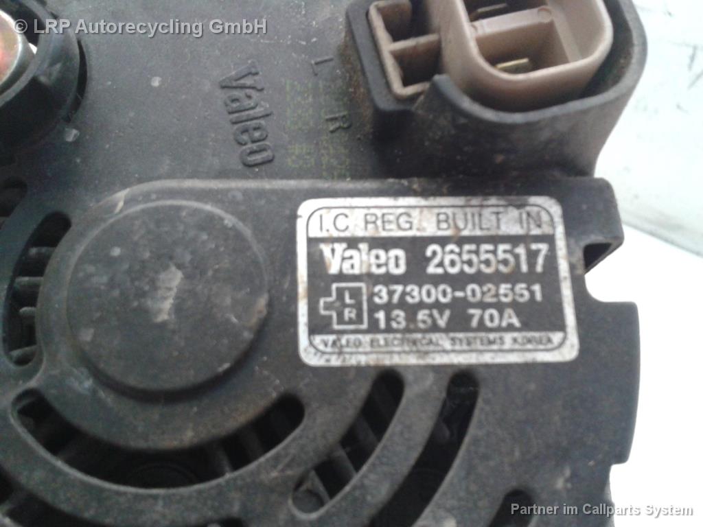 Kia Picanto BA original Lichtmaschine Generator 3730002551 2655517 VALEO BJ2004
