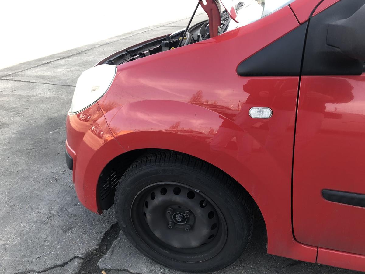 Renault Twingo 2 II Kotfl&uuml;gel vorn links Fahrerseite Plastik OV727 Spanischrot
