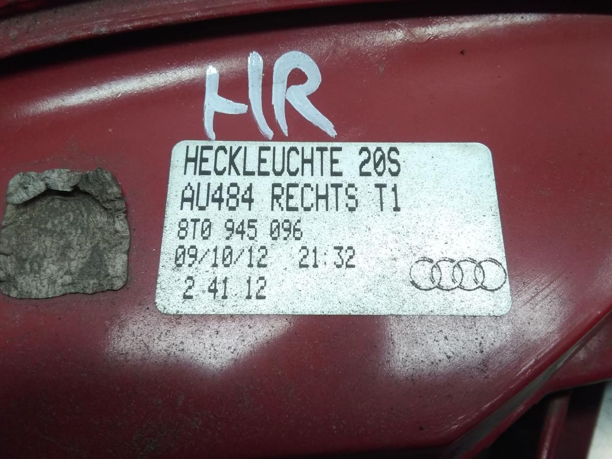 Audi A5 Coupe 8T original R&uuml;ckleuchte Heckleuchte rechts Bj.2007