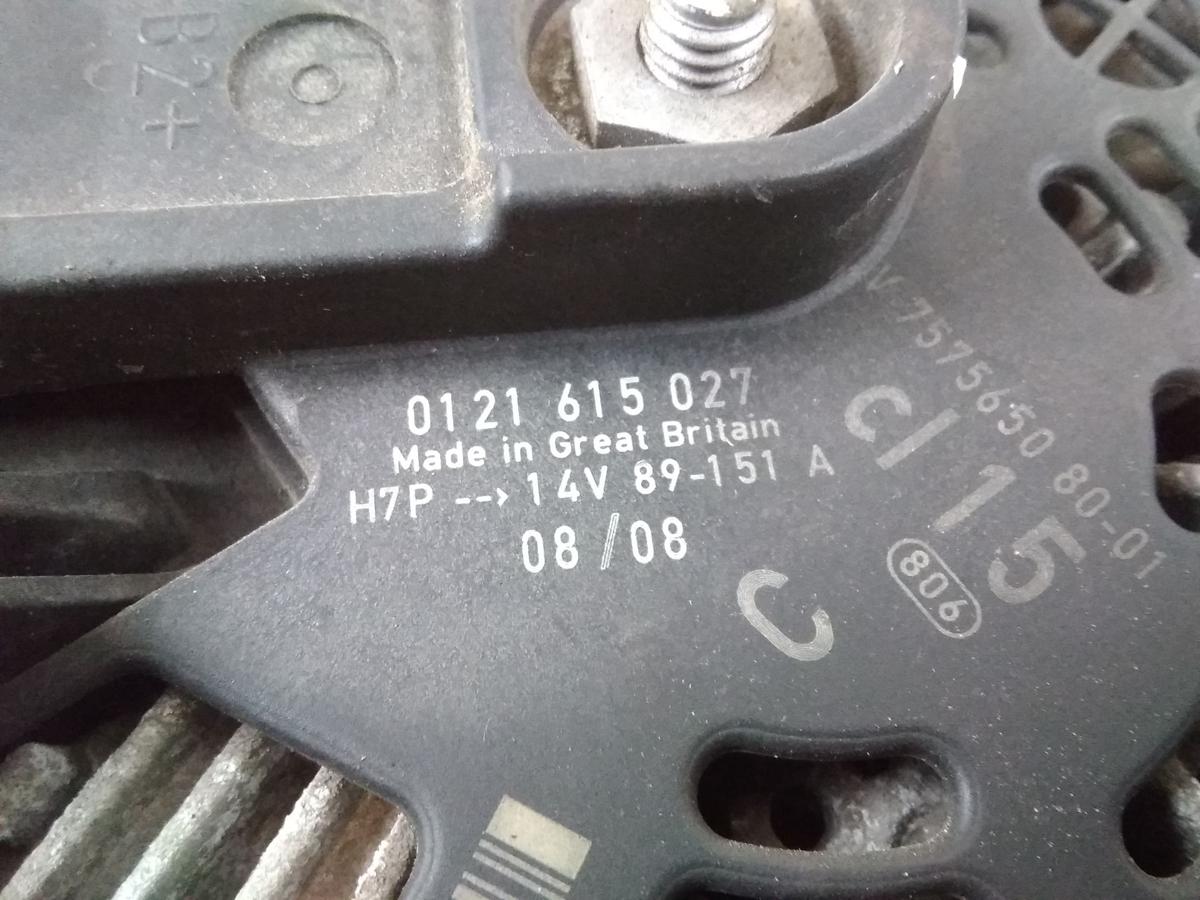 Mini II R56 Cooper original Lichtmaschine Generator 1.6 88kw BJ2008