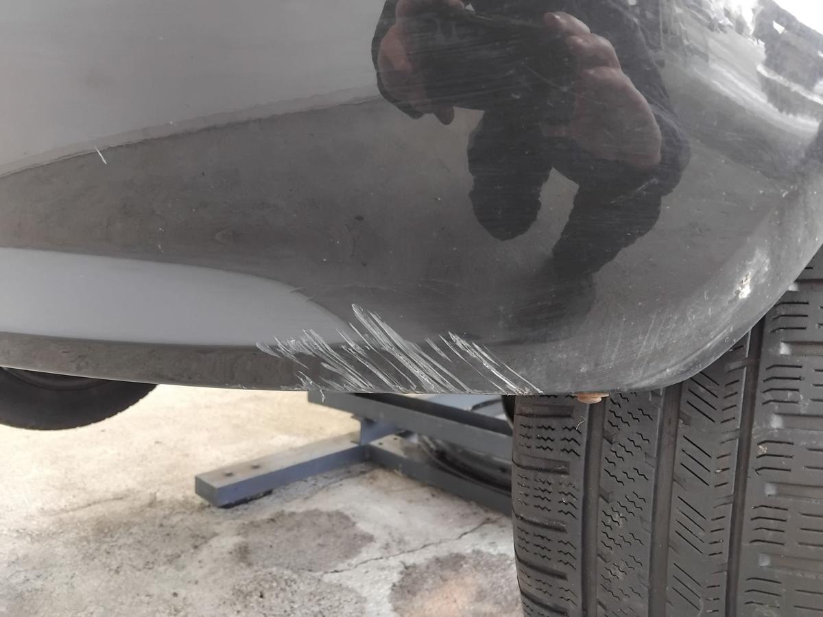 Renault Clio 3 original Sto&szlig;stange Stossf&auml;nger hinten NV676 Noir Nacre BJ2008