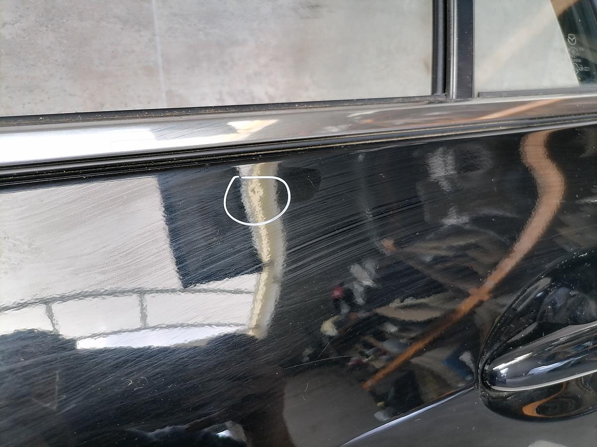 Mazda 6 GH Kombi 10-12 T&uuml;r hinten links Schwarz