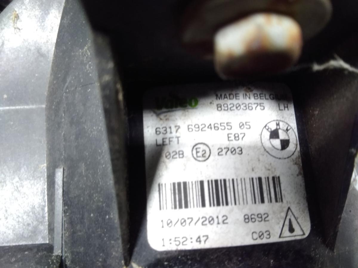 BMW 1er E87 E81 original Nebelscheinwerfer links mit Halter Valeo Bj.2005