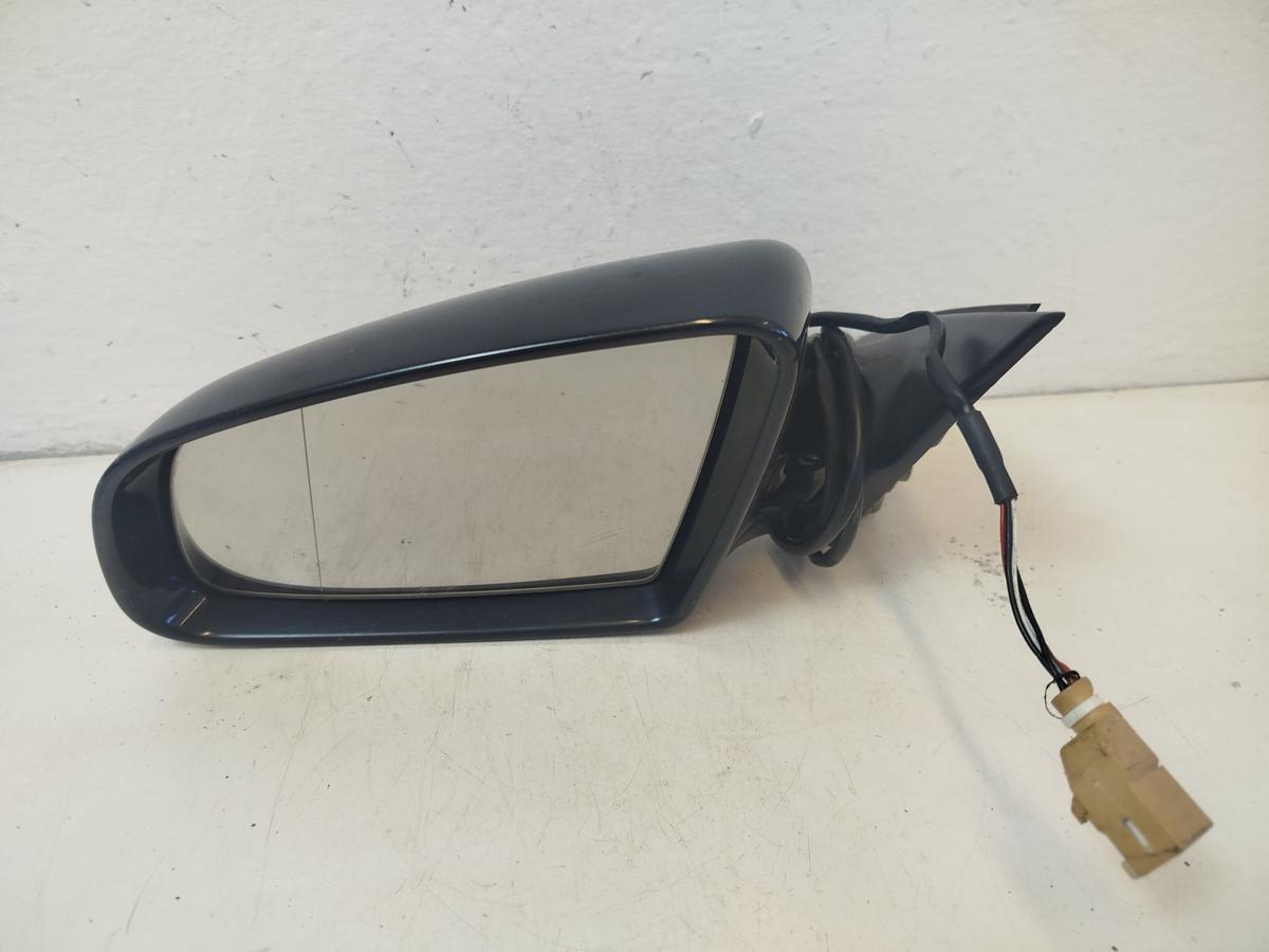 Audi A4 8E B6 Avant Au&szlig;enspiegel links R&uuml;ckspiegel elektrisch LZ9W Ebonyschwarz