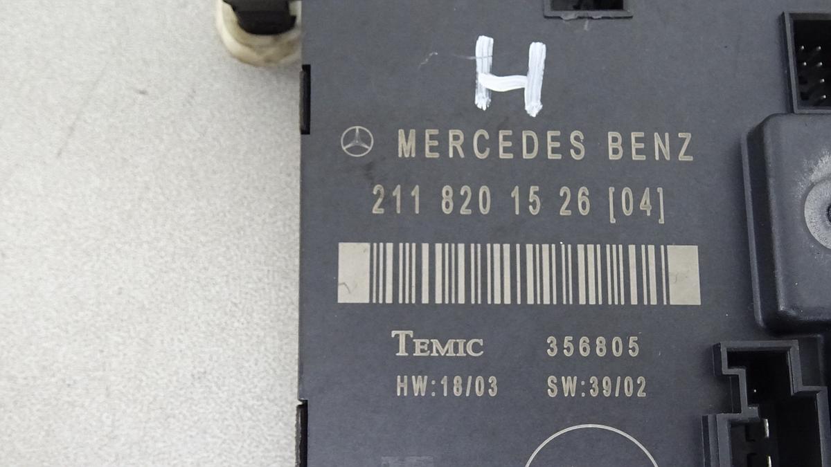 Mercedes E Klasse W211 Türsteuergerät hinten links A2118201526 356805 Bj2004