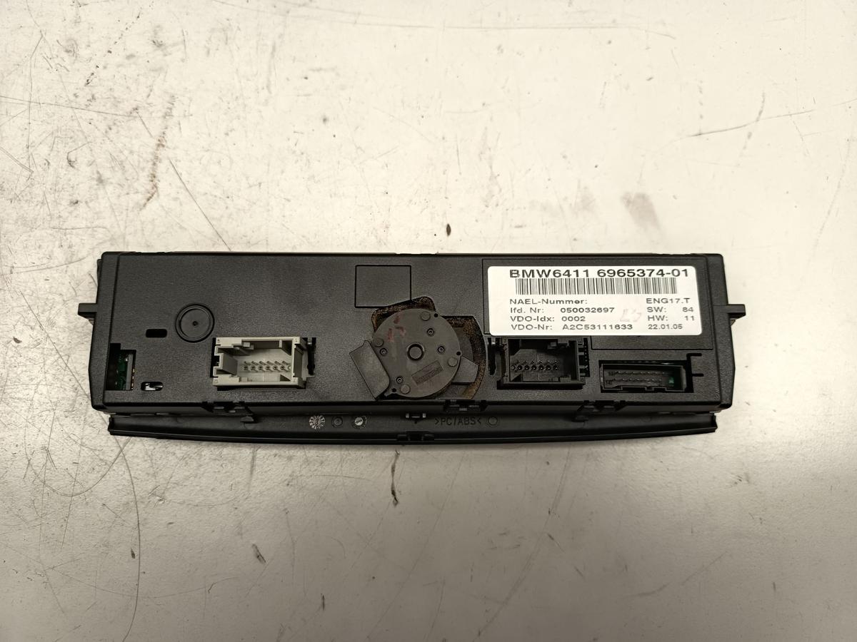 BMW 116I original Heizungsbet&auml;tigung Klimabedienteil Heizungsregulierung Bj 05