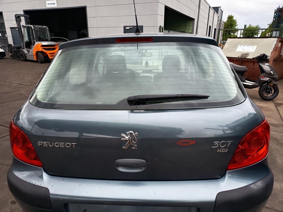 Peugeot 307 orig Heckklappe mit Scheibe 5türer Kofferraum EZW Eisengrau Bj 2005