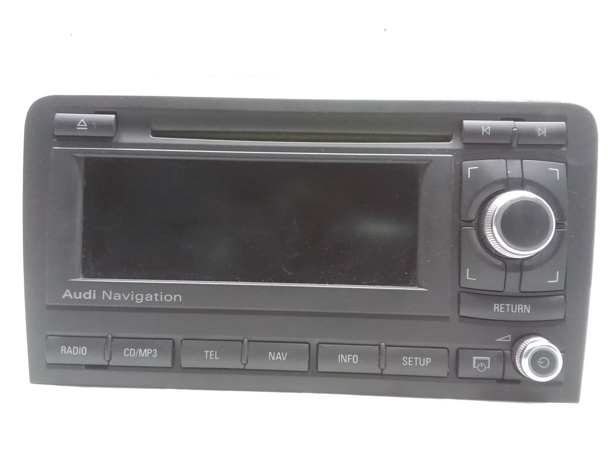 Audi A3 8P Facelift original Radio-Navigationseinheit RNS-LOW 8P0035193E Bj.2010