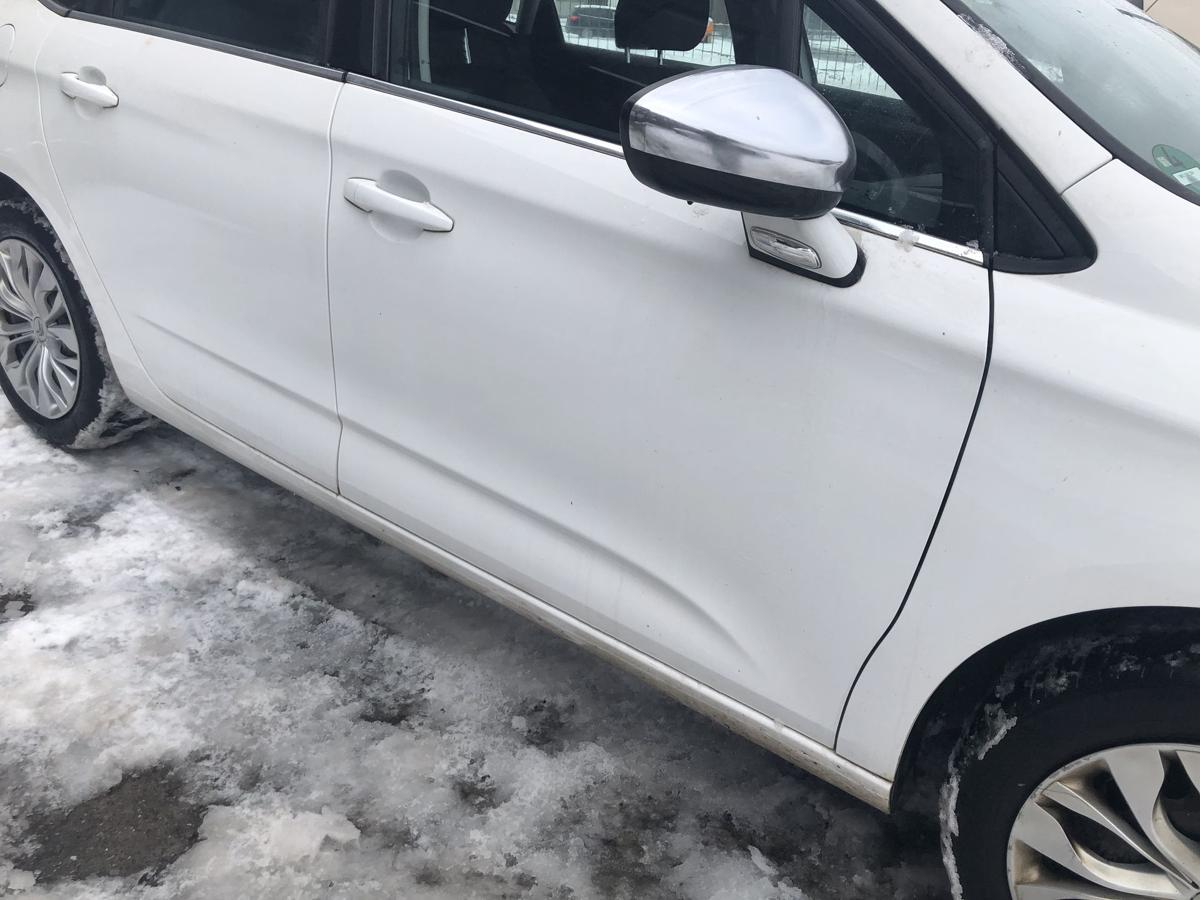 Citroen C4 II Typ N T&uuml;r vorn rechts Beifahrert&uuml;r im Rohbau EWP weiss Banquise