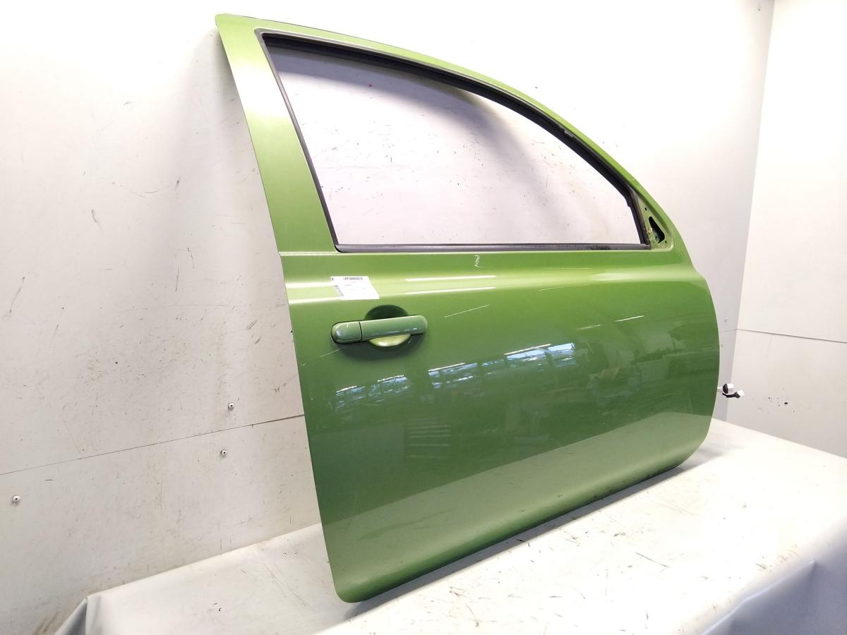 Nissan Micra K12 original T&uuml;r vorn rechts J13 Seegrasgr&uuml;n Metallic 3t&uuml;rig BJ2003