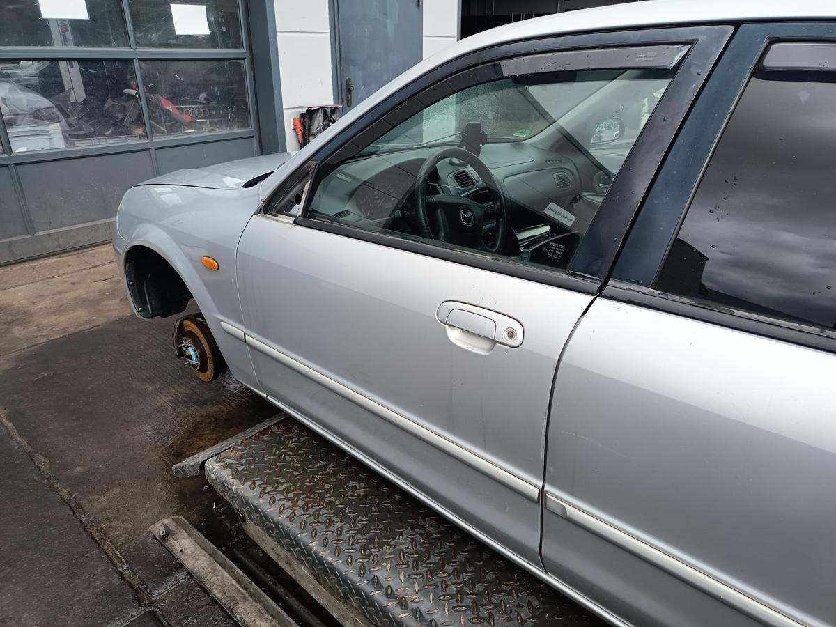 Mazda 323f VI original Tür vorn links Fahrer 22V Satinsilber Bj 2002