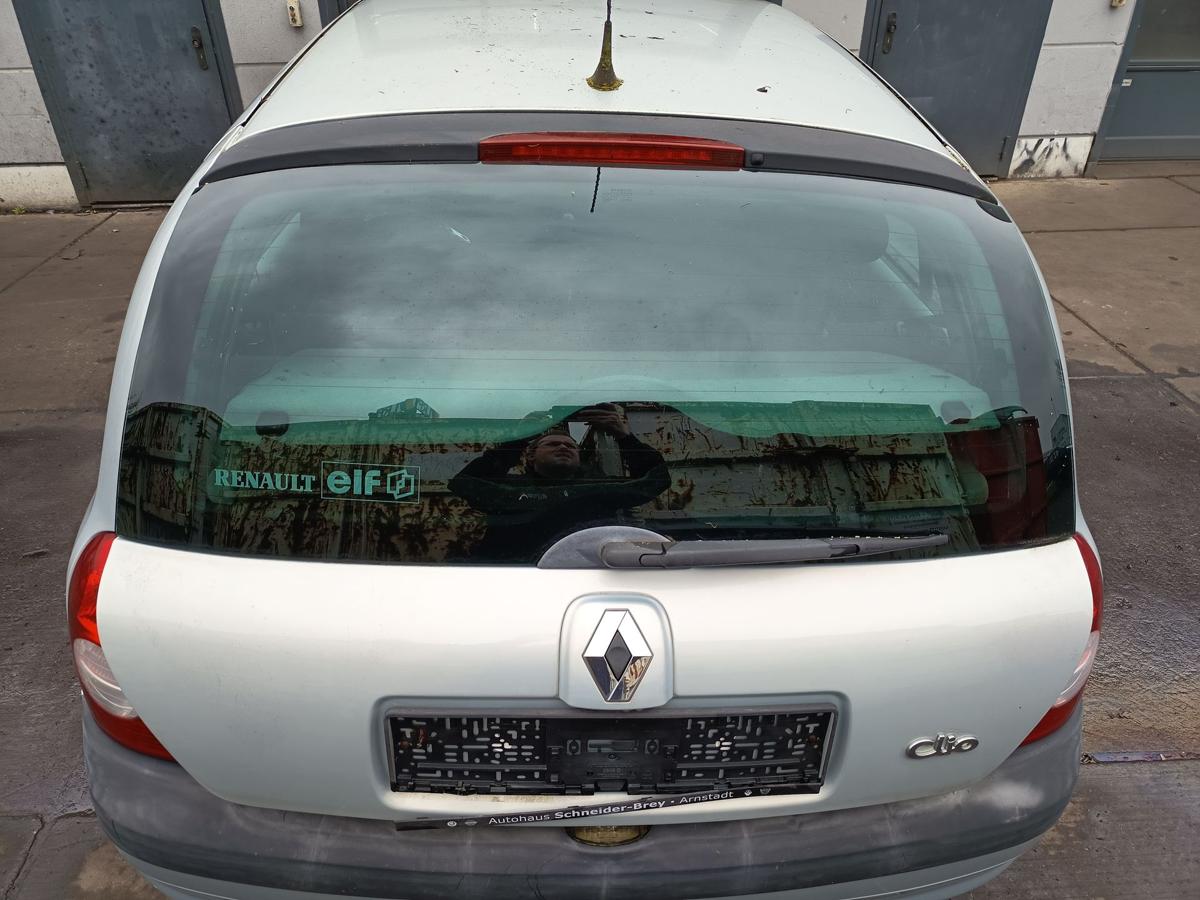 Renault Clio II original Heckklappe mit Scheibe MV632 Grey Boreal Bj 2003