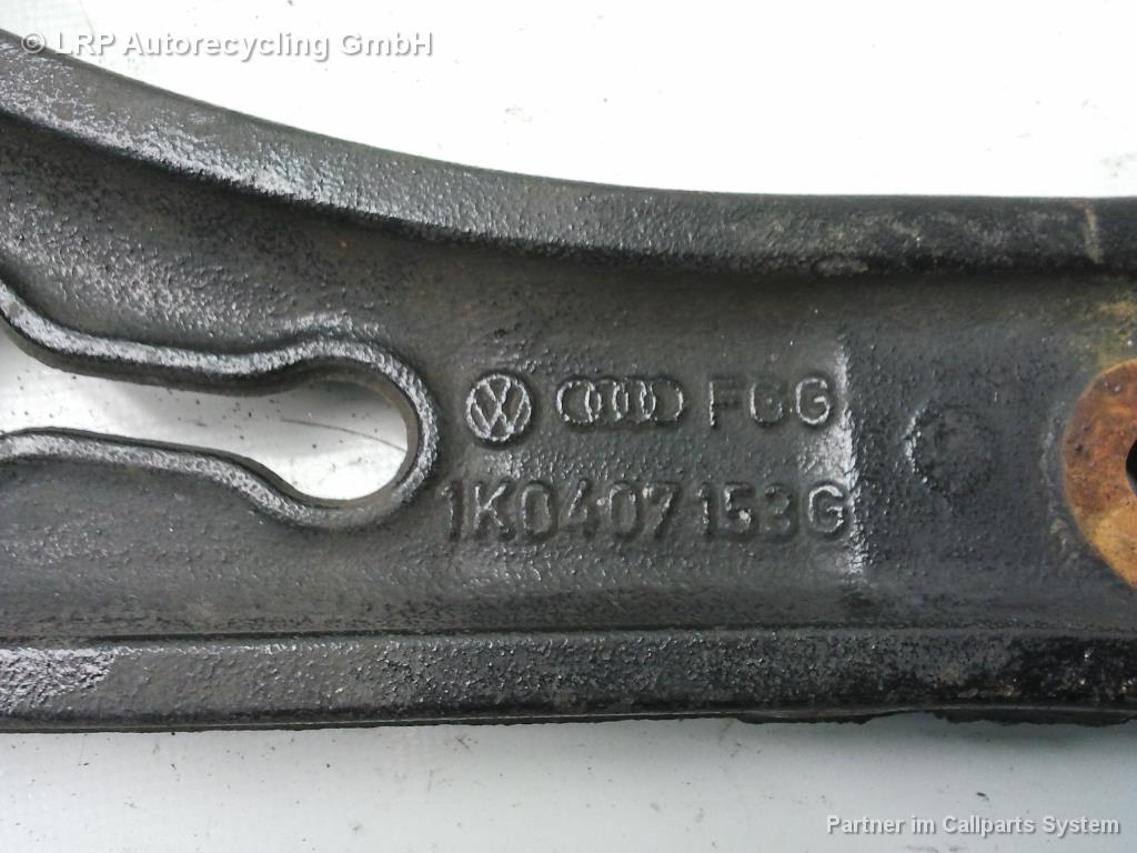 Audi A3 8P Bj.2003 original Querlenker Vorderachse rechts 1K0407153G mit Lagerblock