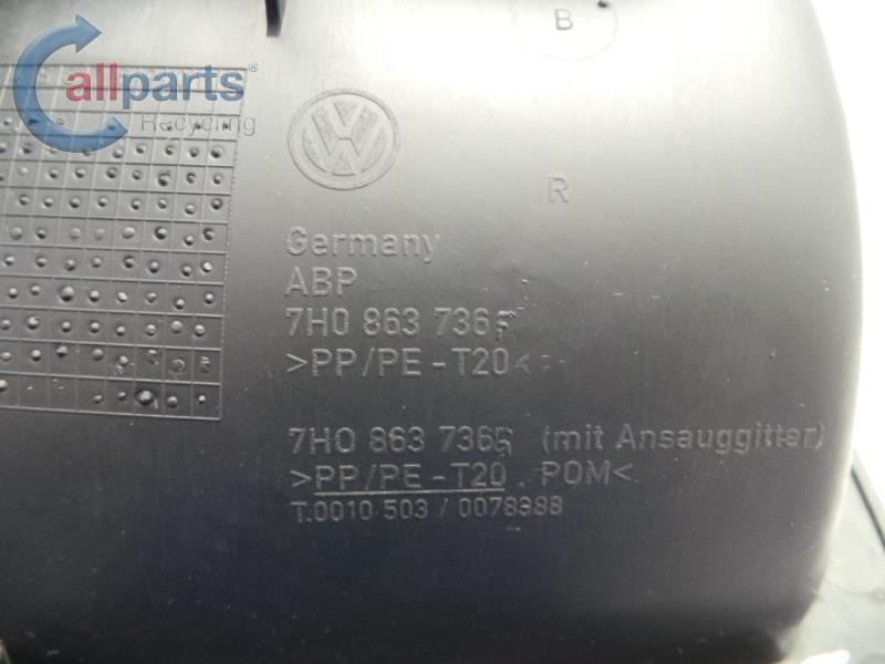 VW T5 7E Einstiegsleiste Verkleidung vorn rechts 7H0863736F