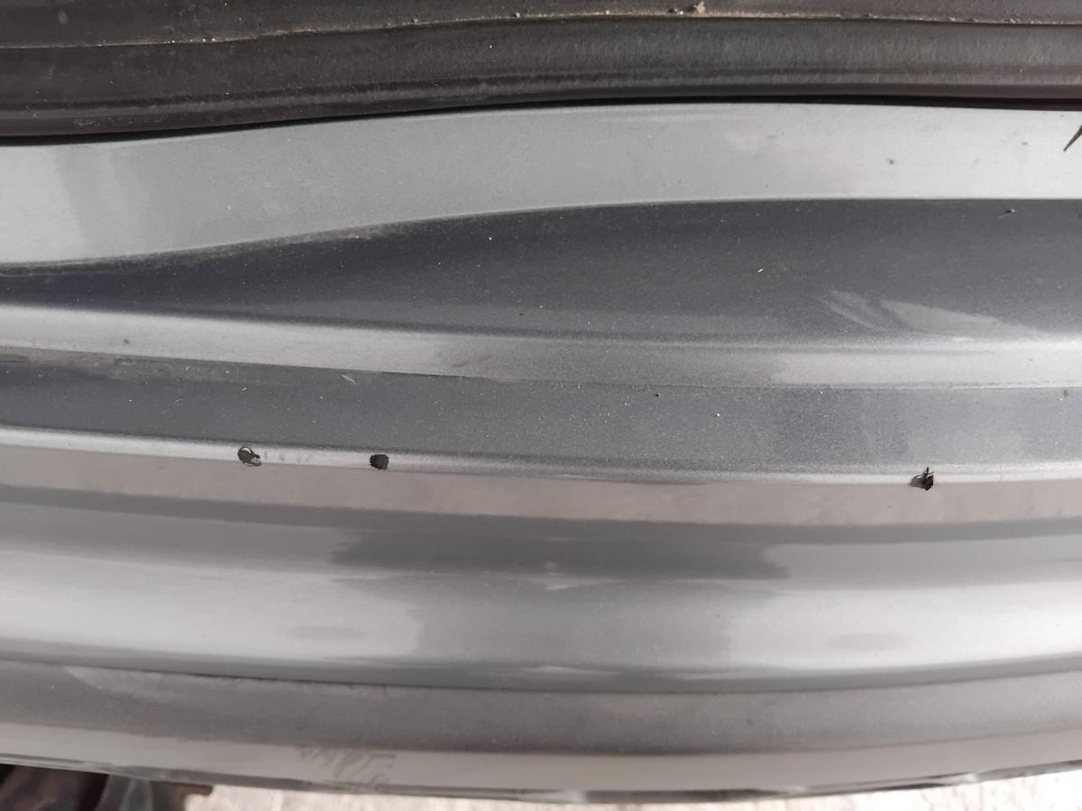 Honda Civic VIII FK orig.Stoßstange Stoßfänger hinten 5türig BJ2008 B538M New Bluish Silver