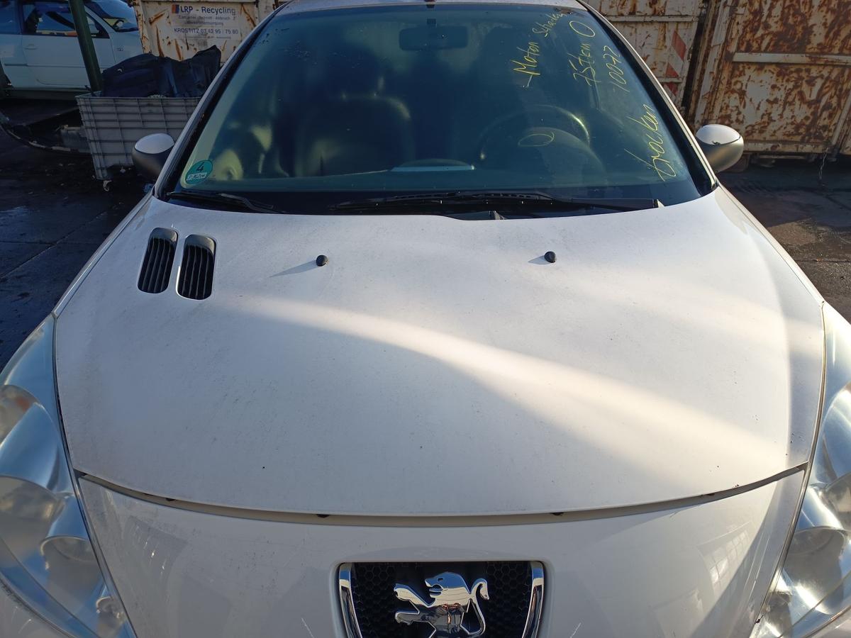 Peugeot 206+ original Motorhaube Klappe/Deckel vorn/Front EWP Polarwei&szlig; Bj 2012