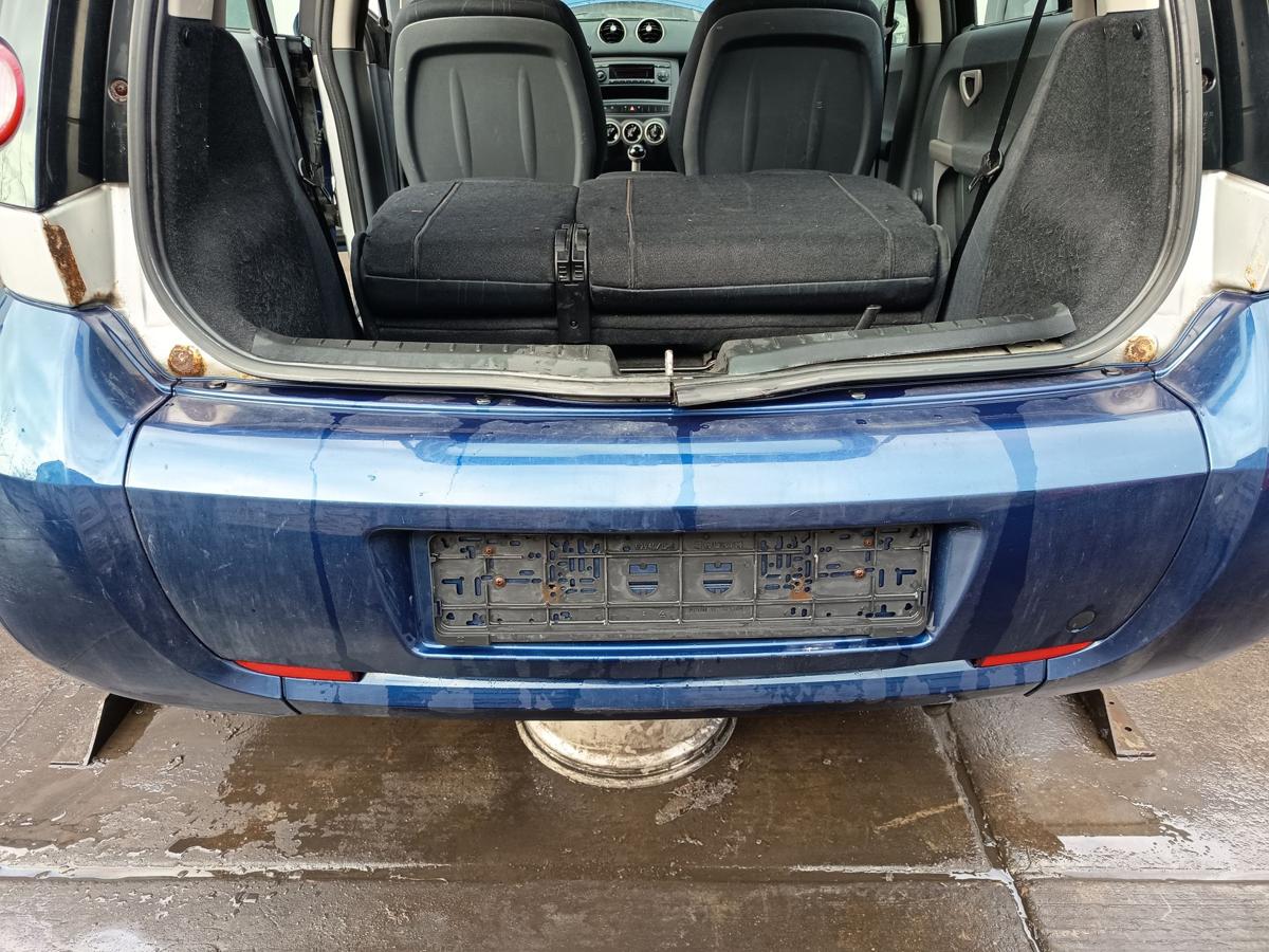 Smart 454 original Sto&szlig;stange F&auml;nger hinten mitte Heck EAF Star Blue Bj 2006