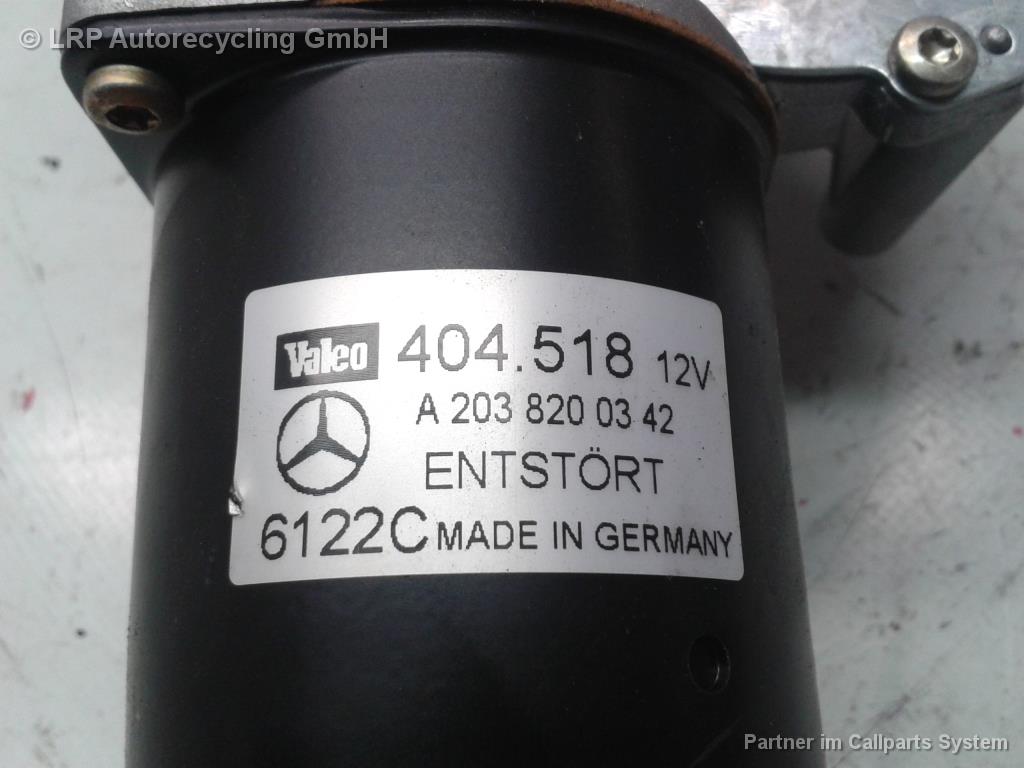 Mercedes C Klasse W203 C180 Wischermotor vorn 2038200342 404518 VALEO BJ2002