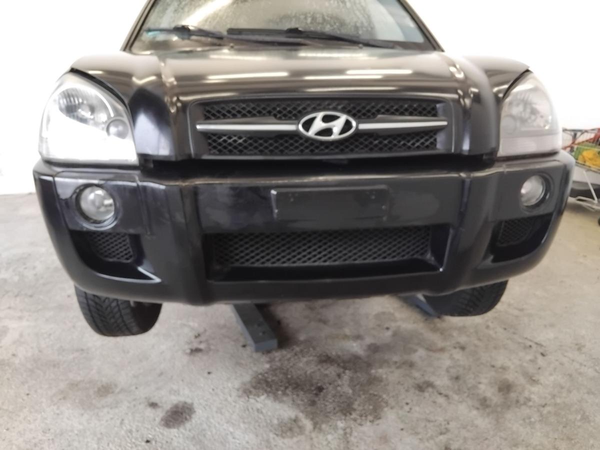 Hyundai Tucson JM orig Stossf&auml;nger Sto&szlig;stange vorn schwarz EB ebony black BJ2006