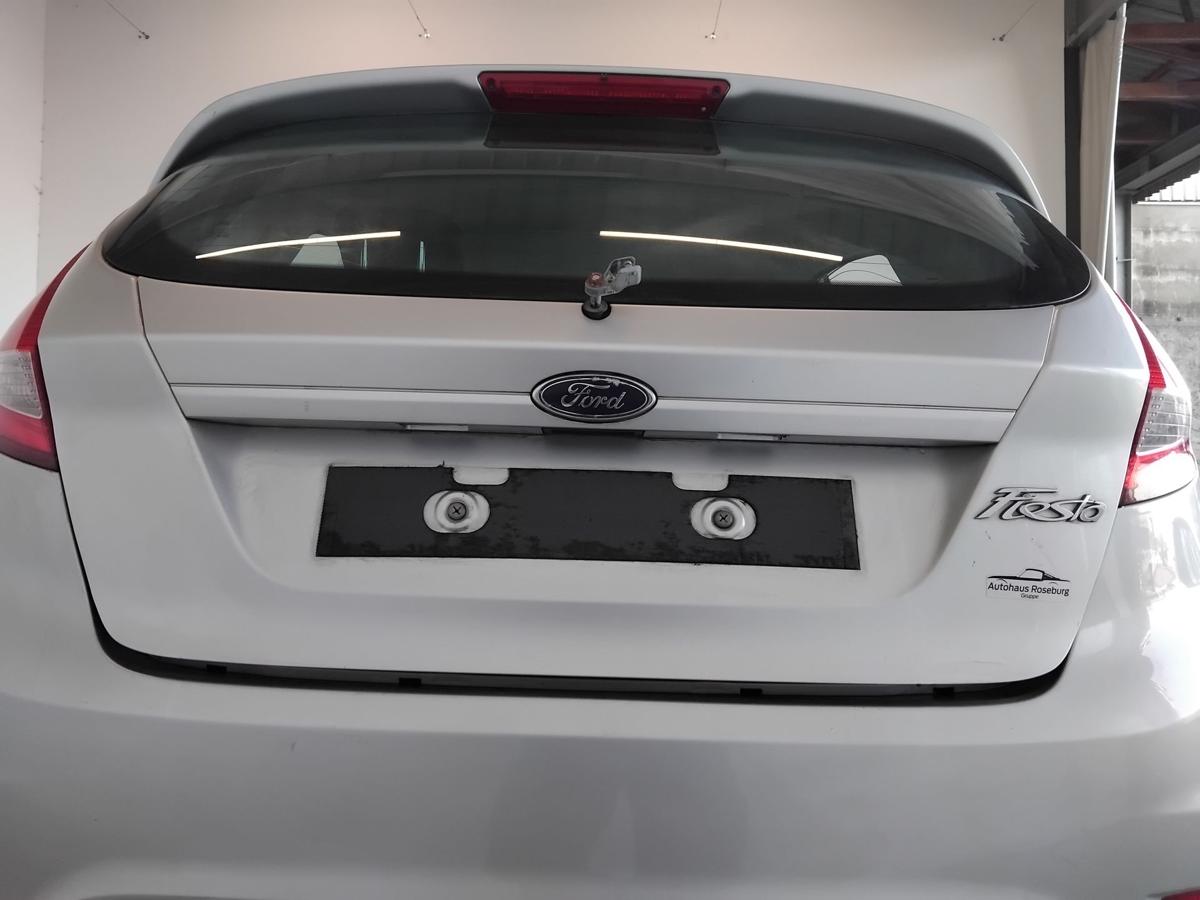 Ford Fiesta JA8 Heckklappe Polarsilbermetallic mit Heckscheibe BJ2009