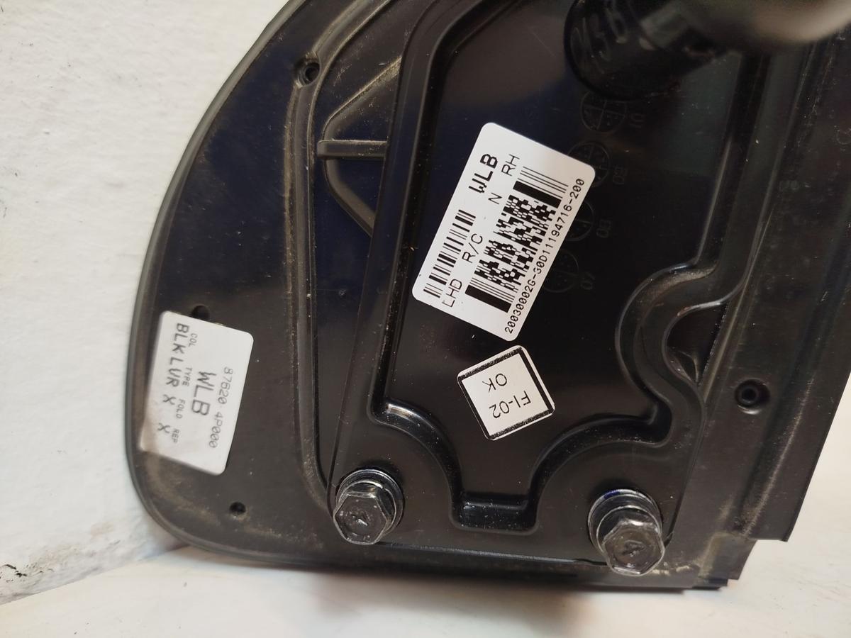 Hyundai i20 Typ PB Au&szlig;enspiegel rechts R&uuml;ckspiegel Seitenspiegel manuell