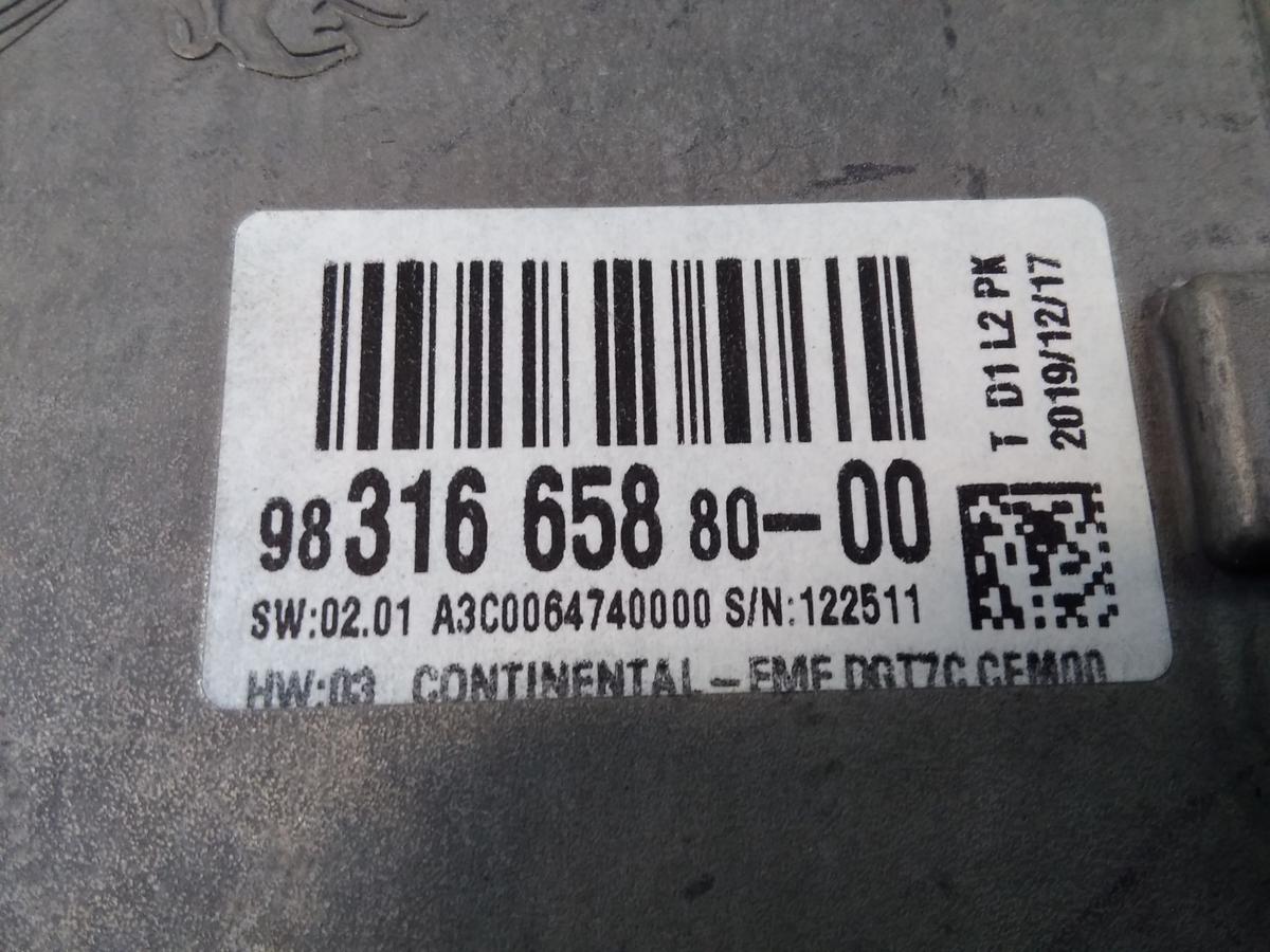 Opel Vivaro C original Radiodisplay Bordmonitor mit Rahmen Bj.2020