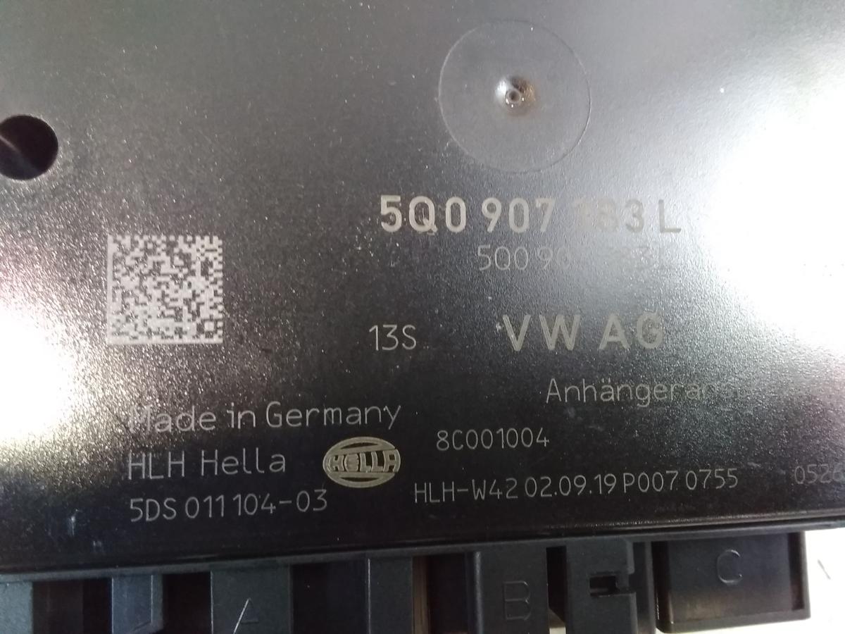 Seat Leon 5F Steuergerät Anhängerkupplung Anhängeranschlußgerät 5Q0907383L