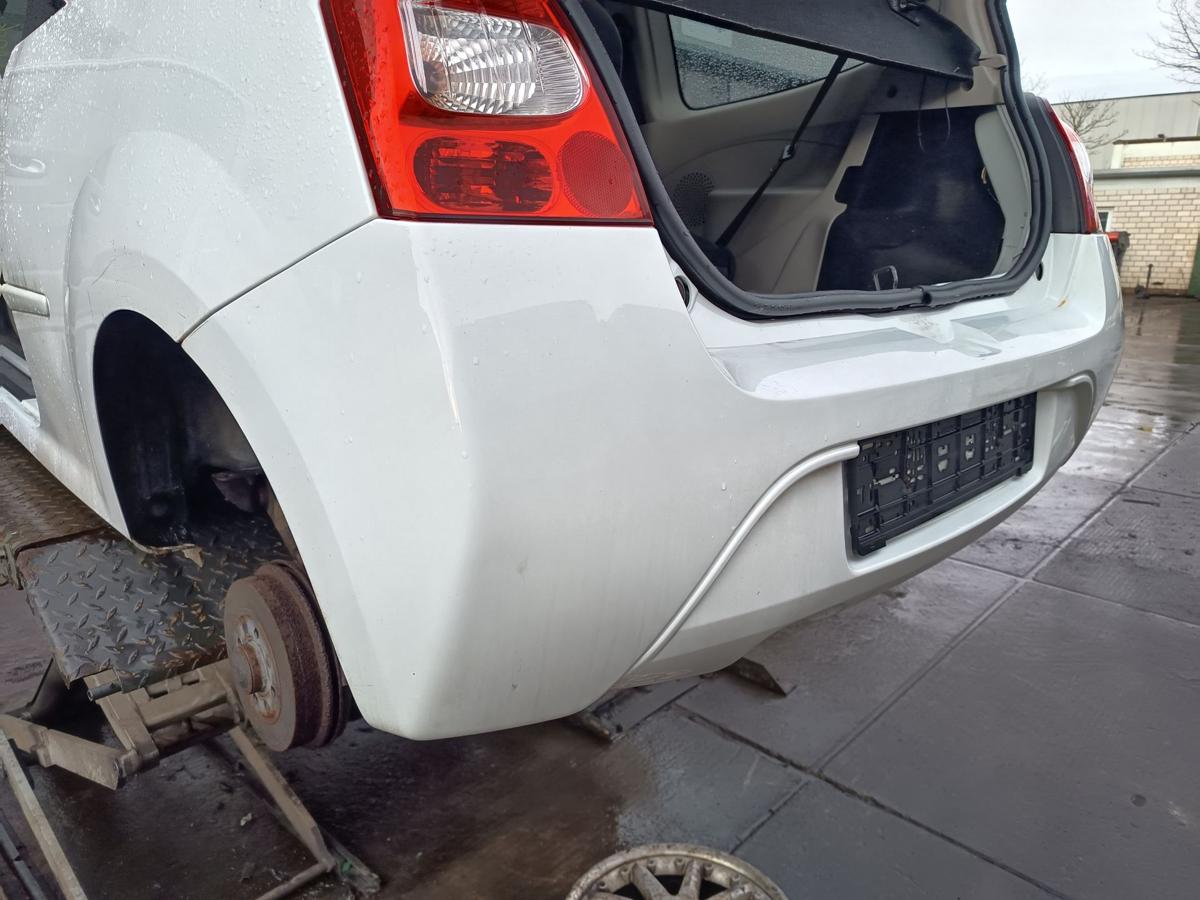 Renault Twingo II original Sto&szlig;stange F&auml;nger hinten Heck OV369 Arktiswei&szlig; Bj 09