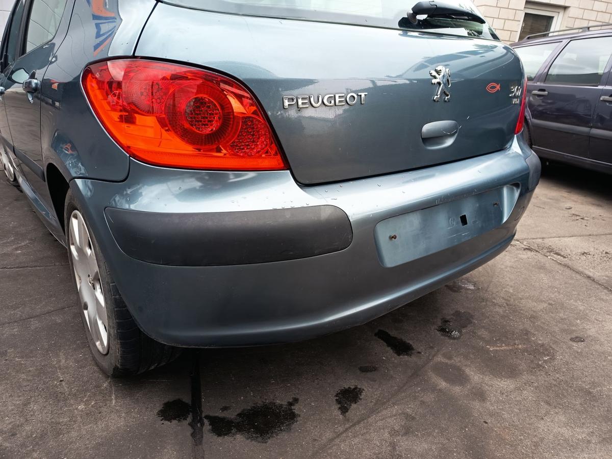 Peugeot 307 orig Stoßstange hinten Stoßfänger EZW Eisengrau Bj 2005