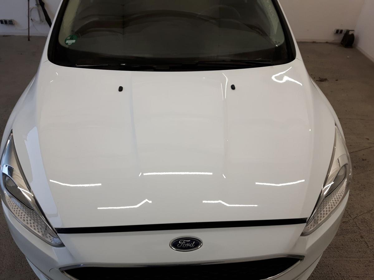 Ford Focus 3 Facelift original Motorhaube frostweiß BJ2015