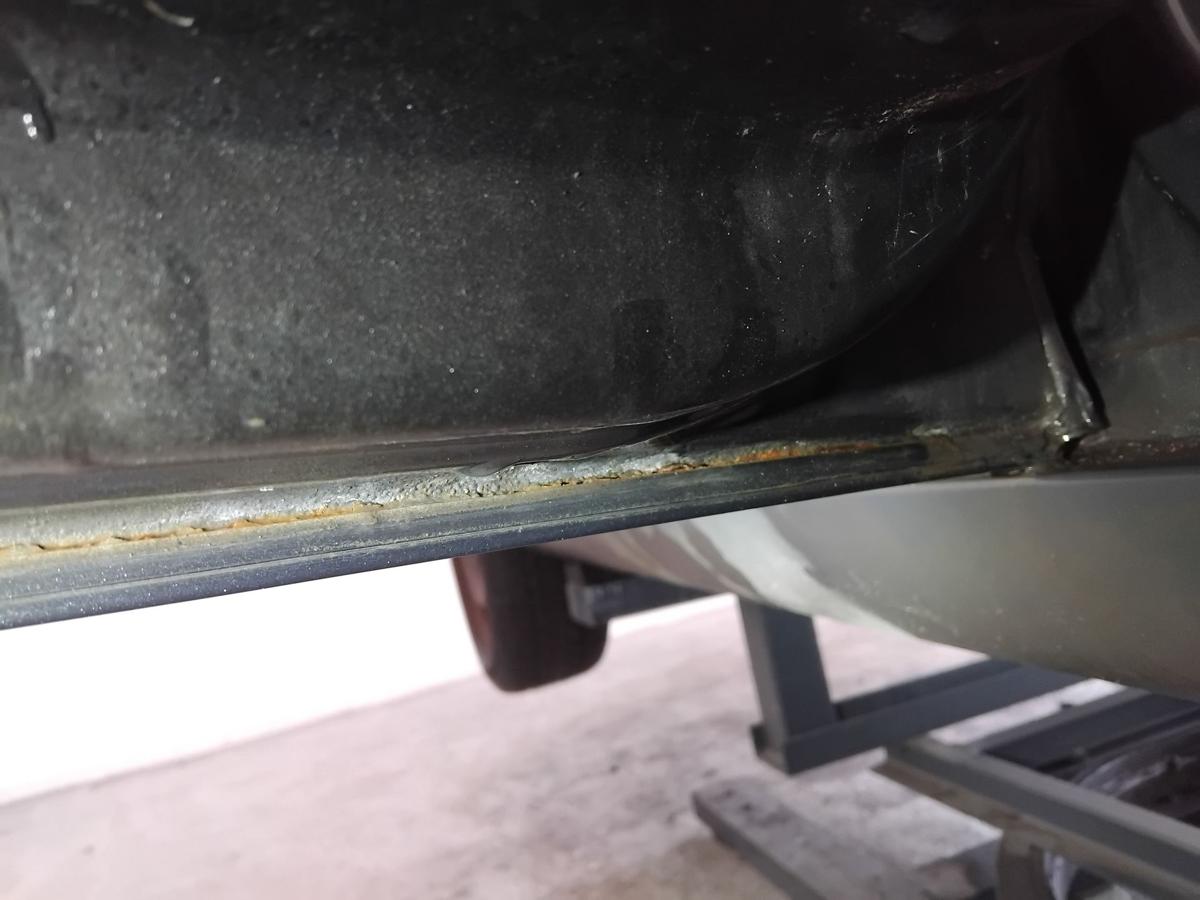 Seat Altea XL 5P Tür hinten links LW7Z graphit track Metallic BJ2008 Anrostung