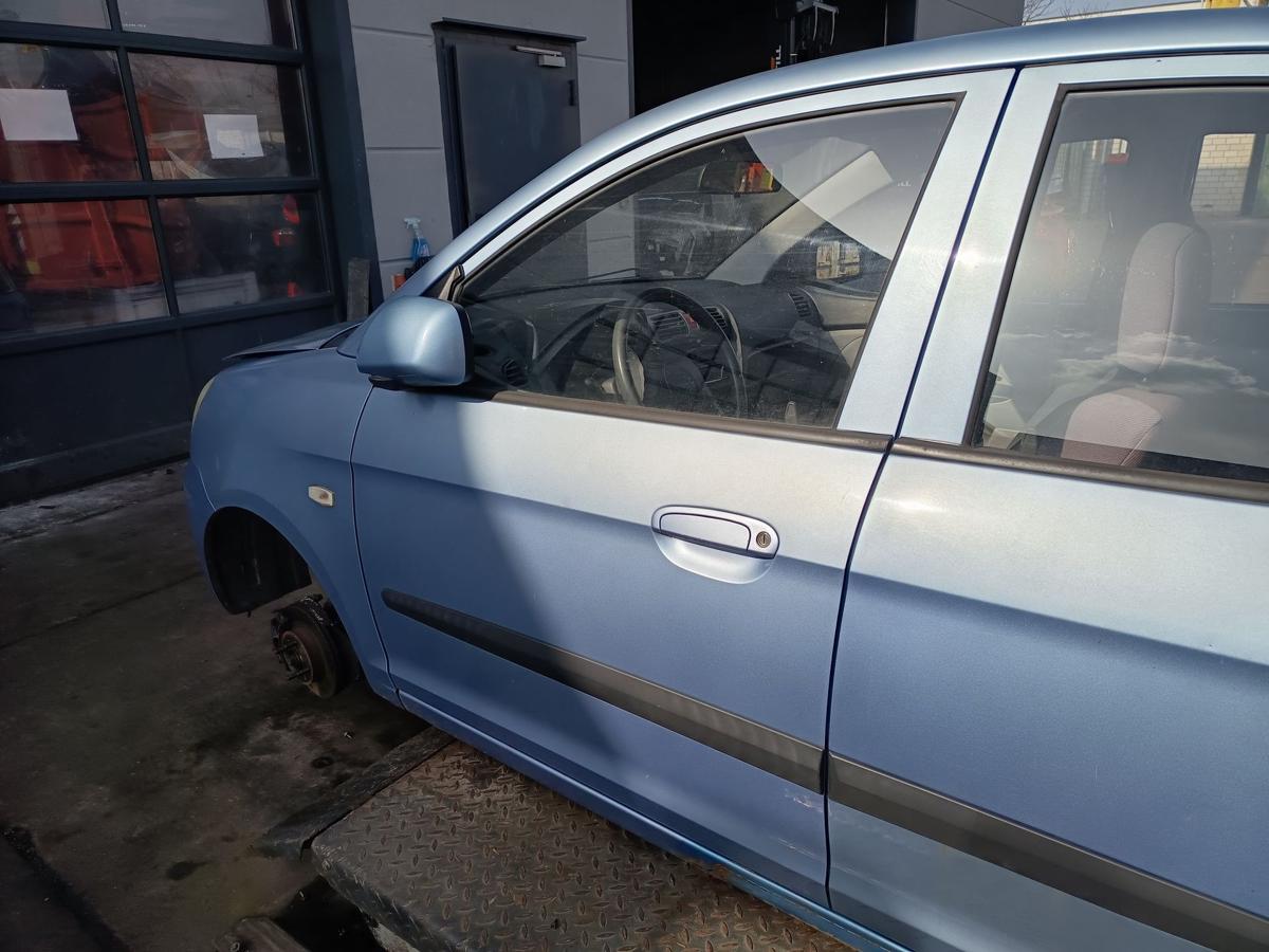 Kia Picanto BA original T&uuml;r vorne links L6 Diamantblau vor Facelift Bj 2007