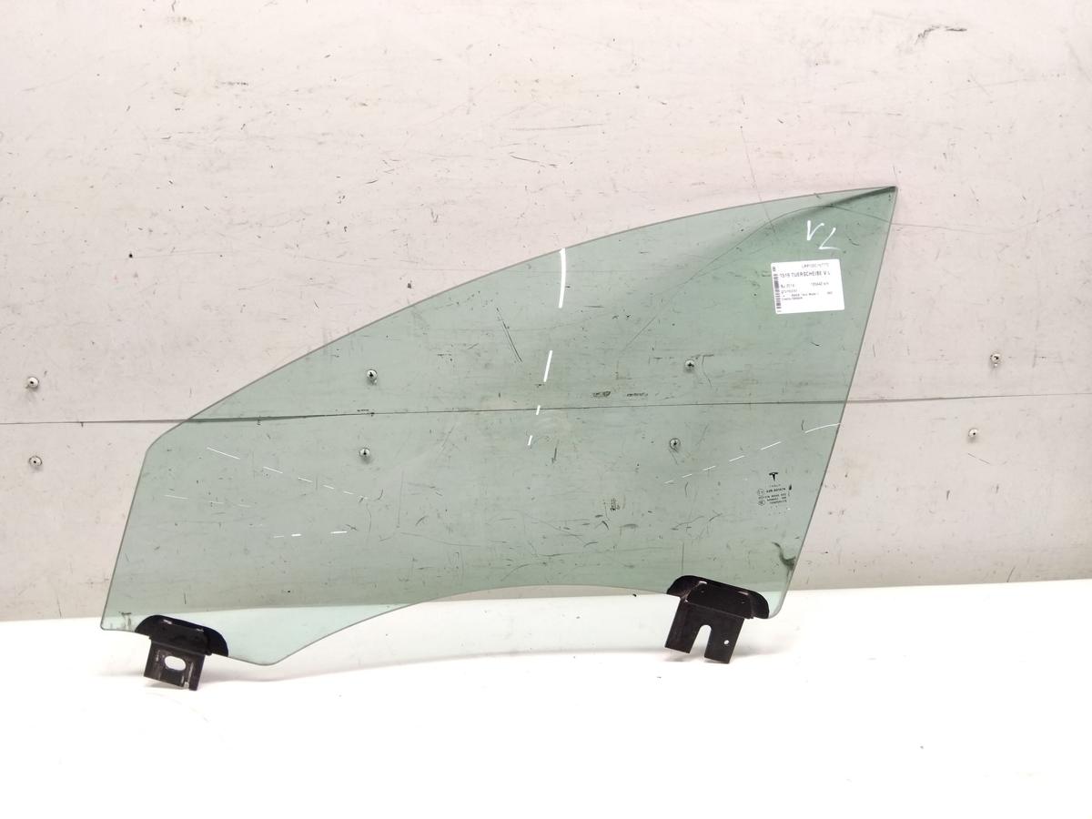 Tesla Model S P85D original T&uuml;rscheibe vorn links gr&uuml;ncolor BJ2014