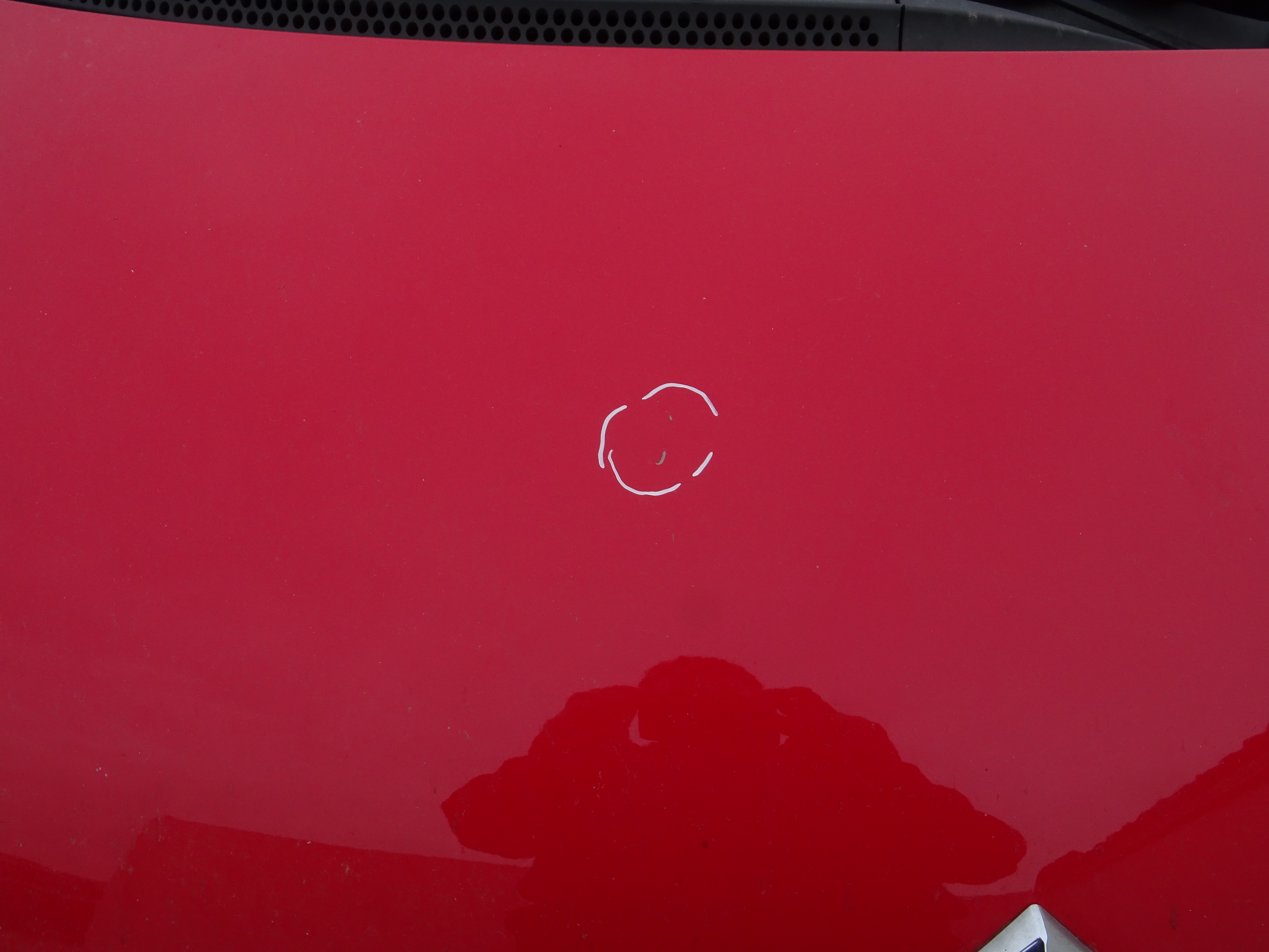 Citroen C1 original Motorhaube rot 3P0 BJ2006