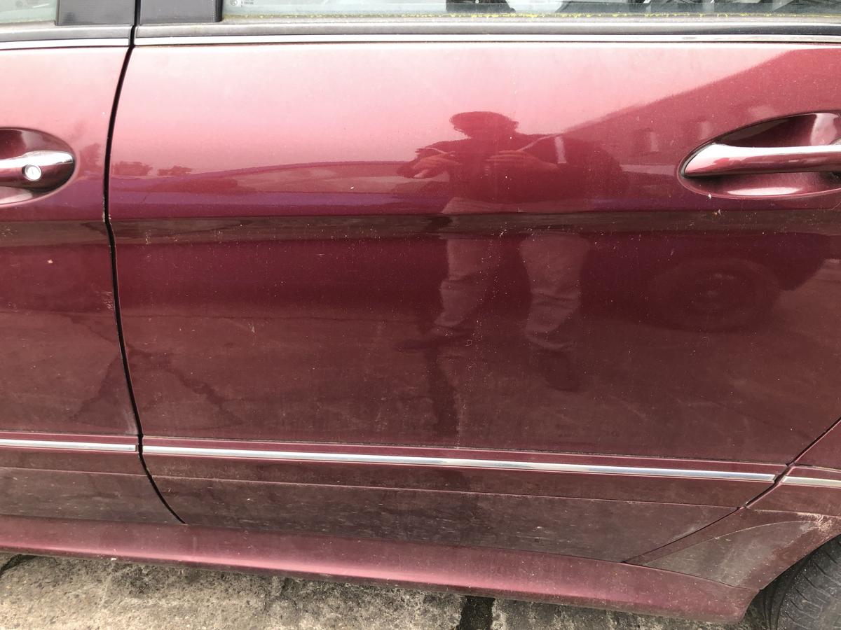 Mercedes B Klasse W245 T&uuml;r hinten links Fondt&uuml;r Anrostungen 597 Saturnrotmet.