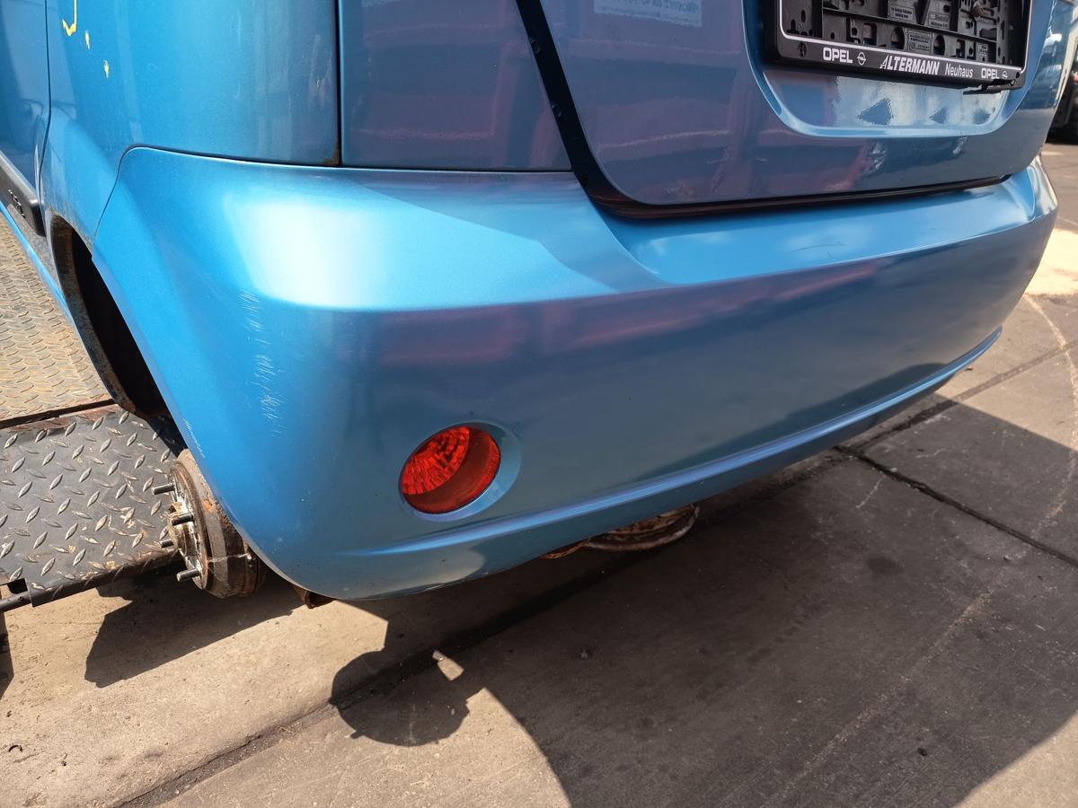 Chevrolet Matiz M200 orig Stoßfänger Stoßstange hinten 12U Ocean Blue MBj 2008