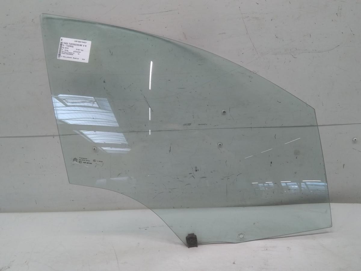 Citroen C4 2 original Türscheibe vorn links 5-türig grüncolor BJ2010