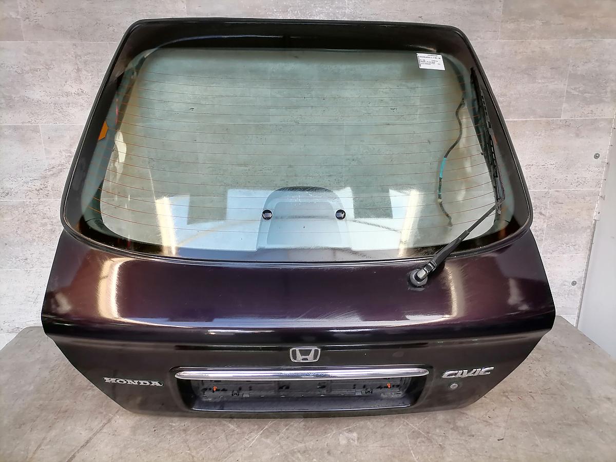 Honda Civic VI 6 Fastback 5-Türer 95-98 Heckklappe Kofferraumklappe Hecktür Tür hinten NH605P-Pirates Black